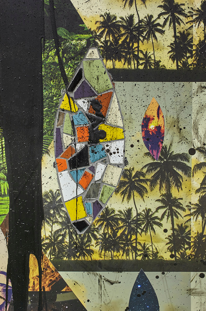 Rashid Johnson Untitled Escape Collage, 2018