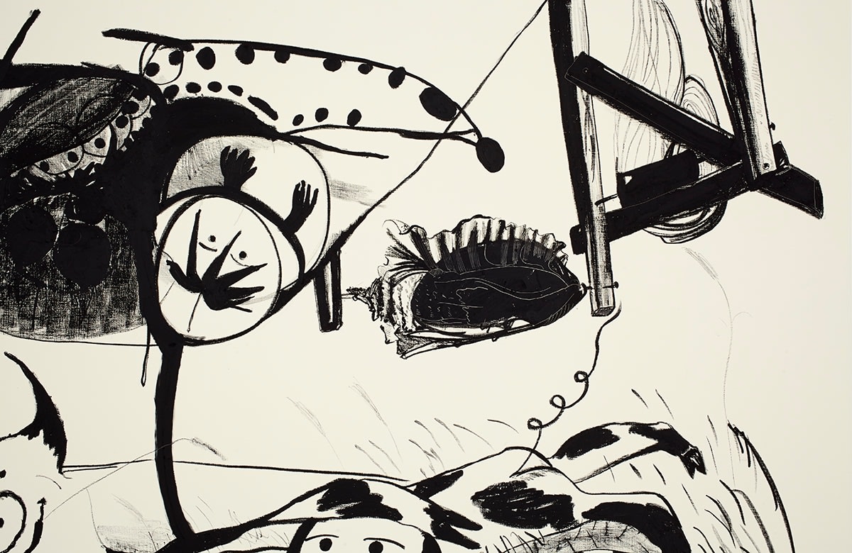 Calvin Marcus Automatic Drawing #18, 2015
