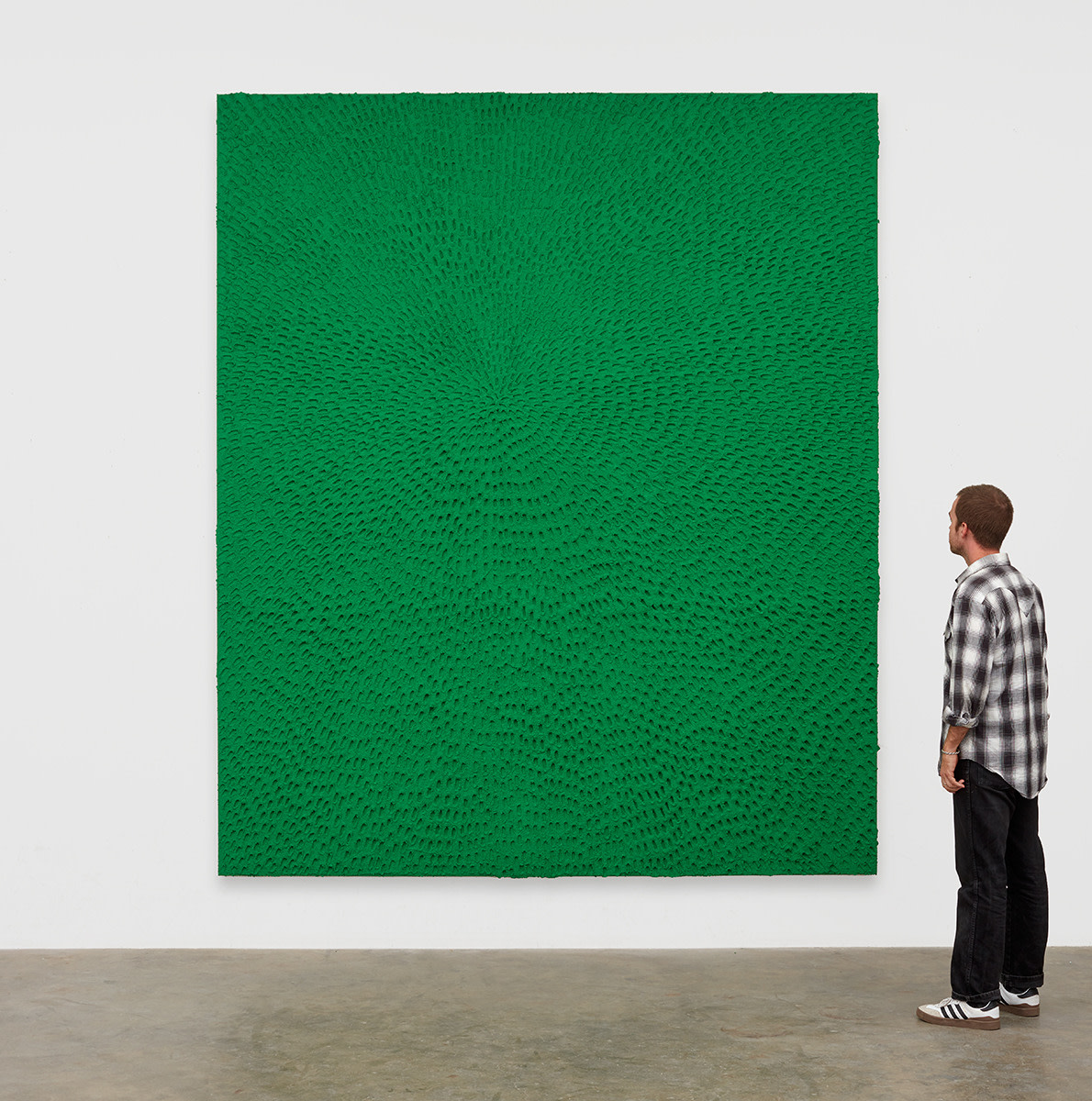Jennifer Guidi Capitol Creek B (Green Sand SF #2G Mandala, Green Ground),&nbsp;2017