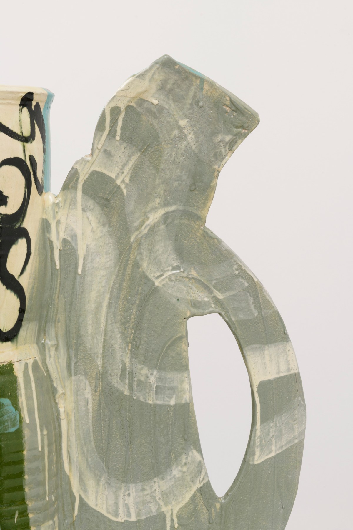 Betty Woodman Aztec Vase and Carpet #7, 2014