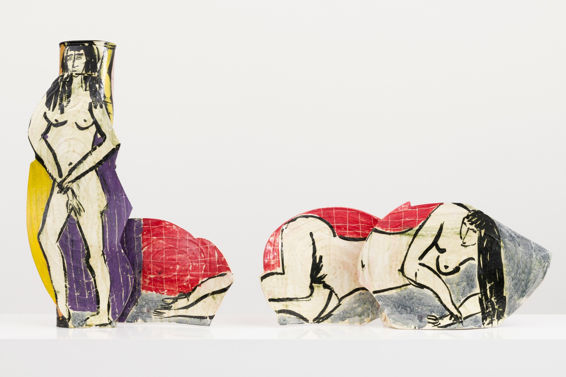 Betty Woodman His and Hers Vases: Life Drawing, 2008