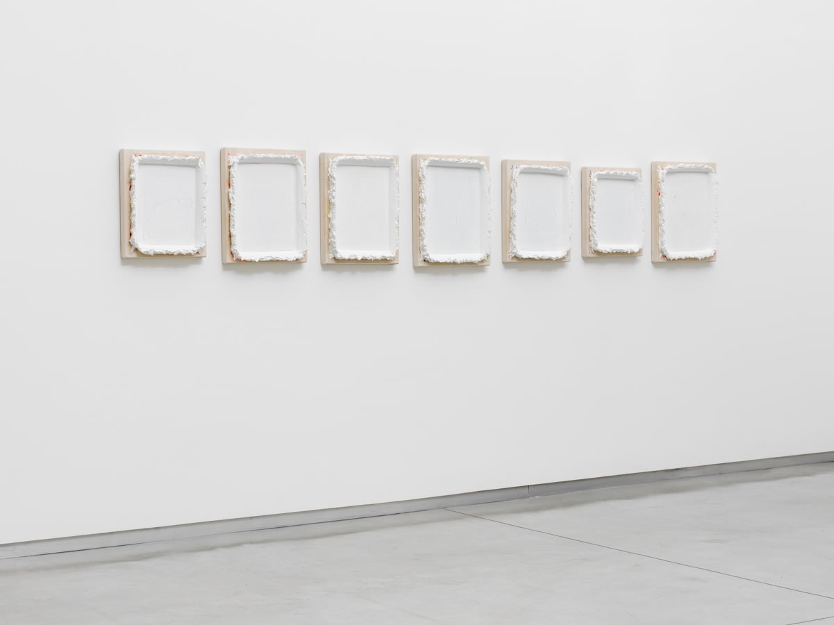Andrew Dadson Untitled &ldquo;White/Red/Orange/Yellow/Green/Blue/Purple/Pink Re-stretched&rdquo;, 2013