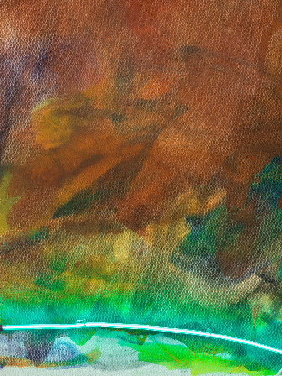 Mary Weatherford over Rose Hills, 2014
