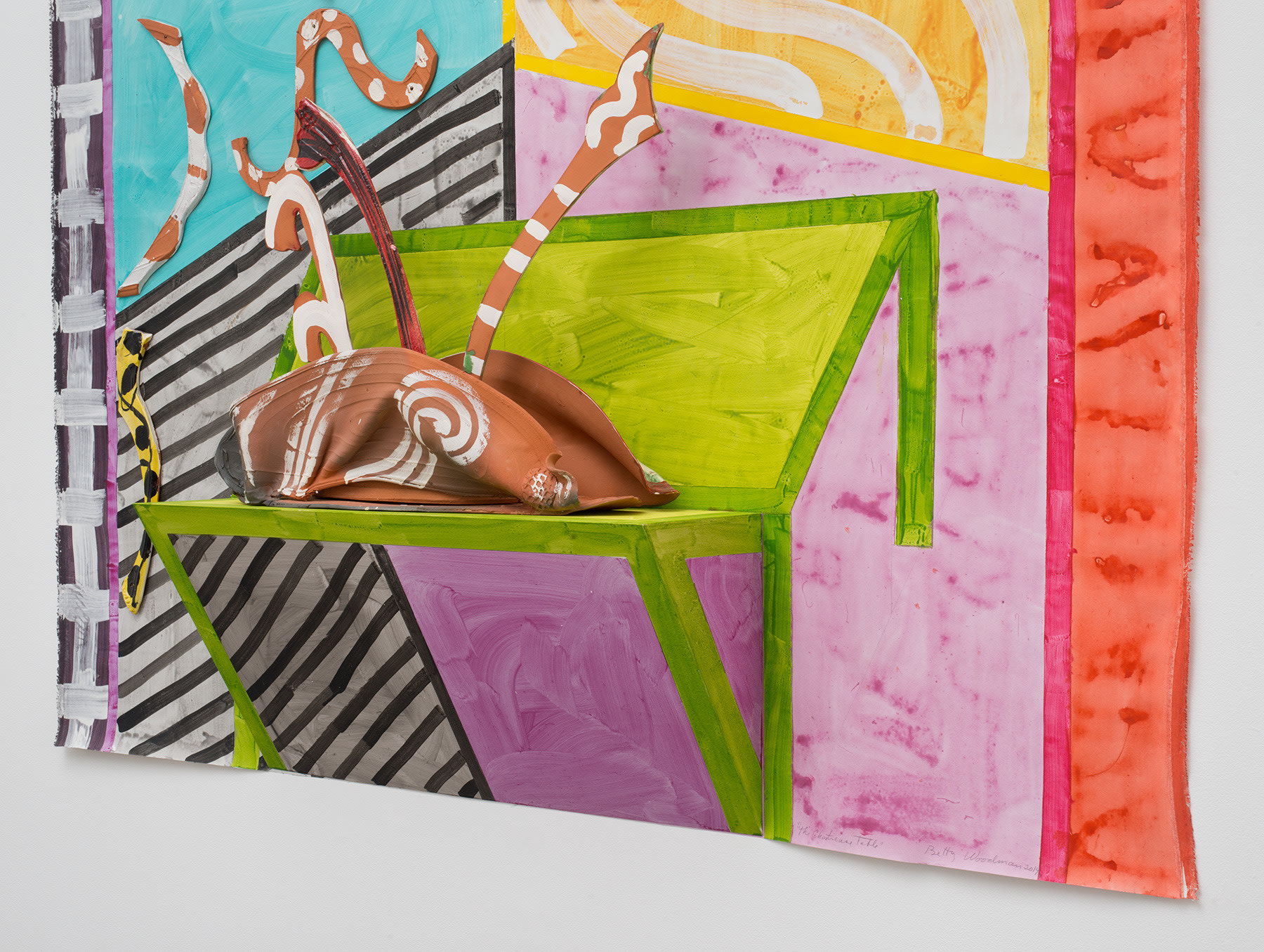 Betty Woodman The Chartreuse Table, 2014