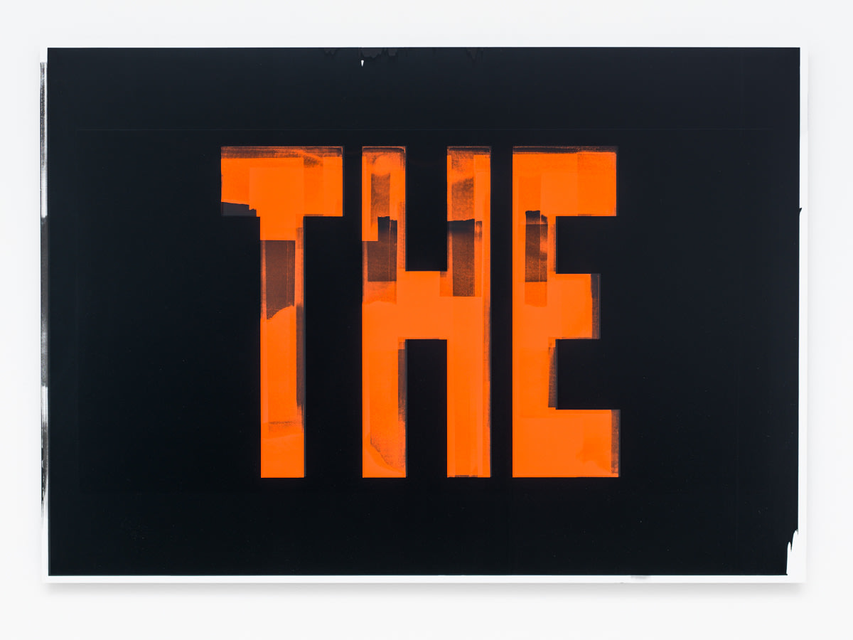 Scott Myles THE INK IS BLACK THE PAGE IS WHITE, 2013