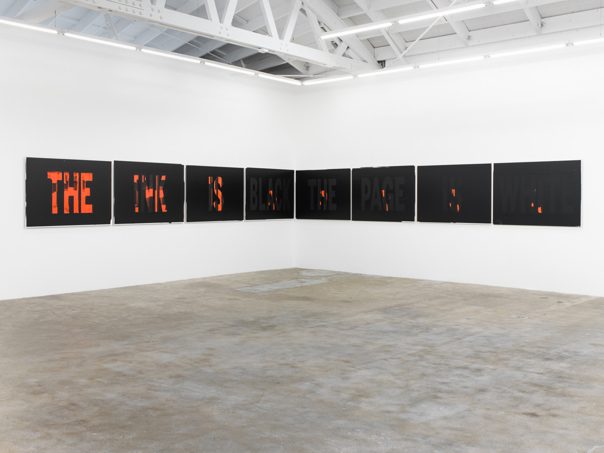 Scott Myles THE INK IS BLACK THE PAGE IS WHITE, 2013