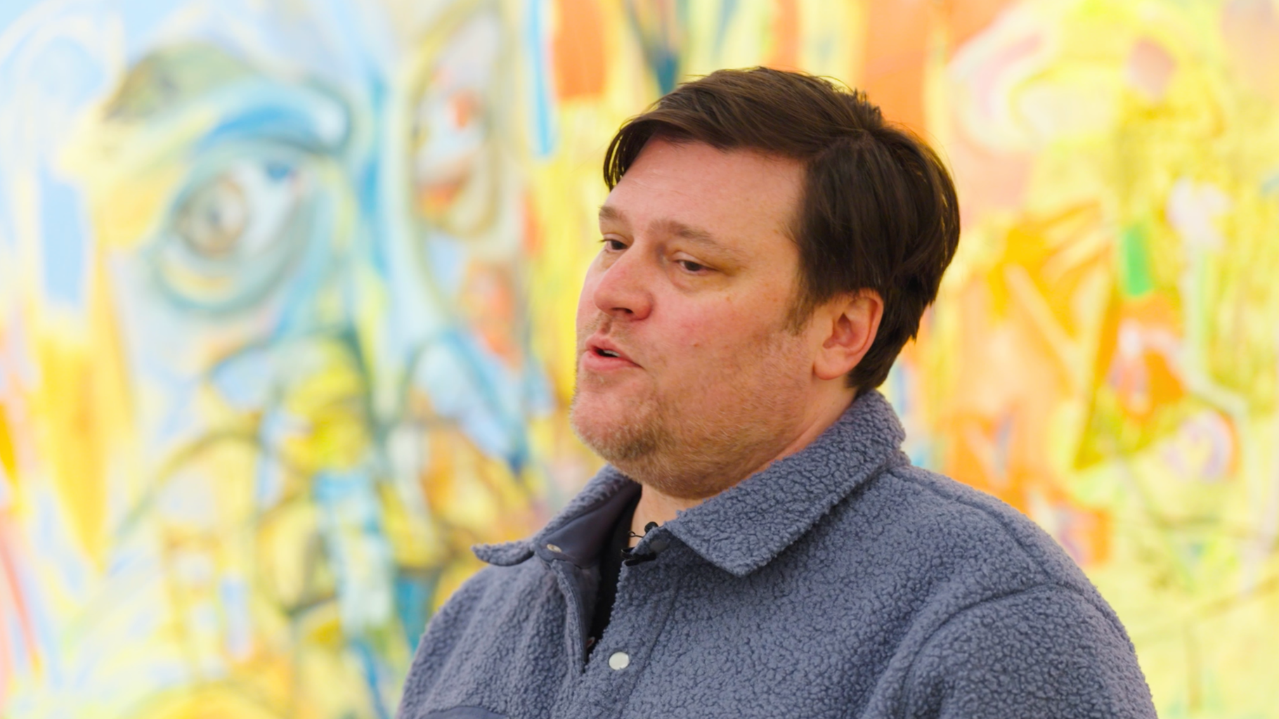 Exhibition walkthrough with Elliott Hundley