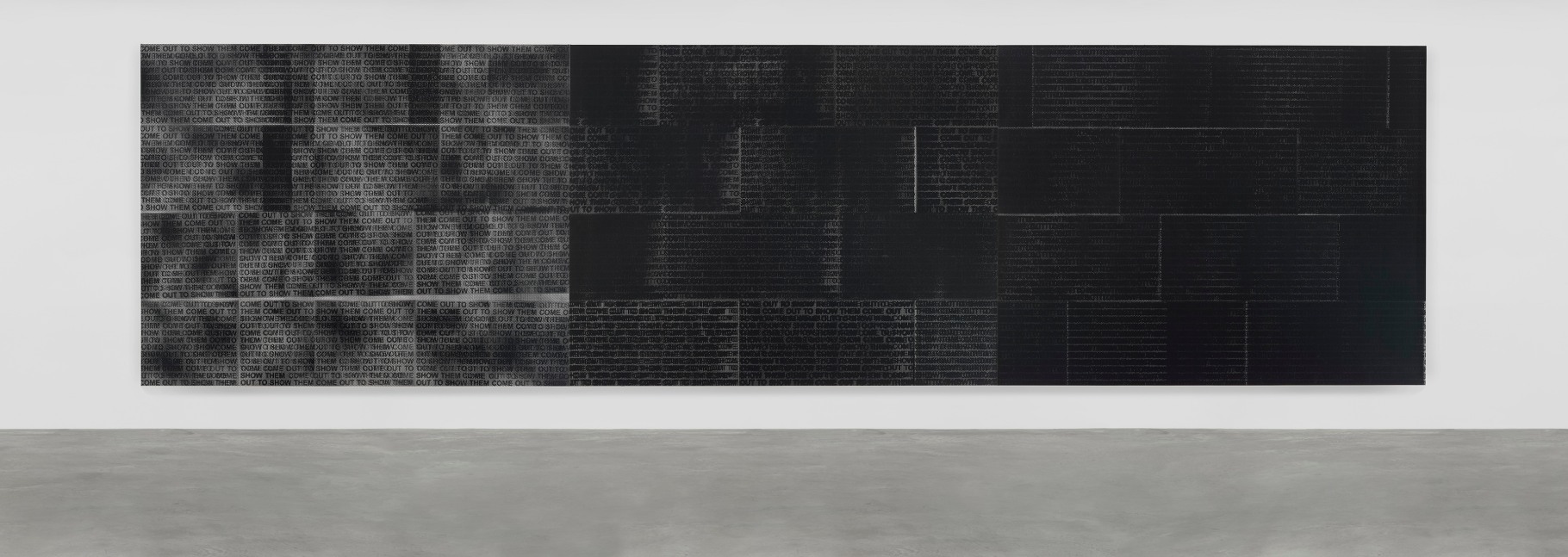 Glenn Ligon, Come Out Study #11