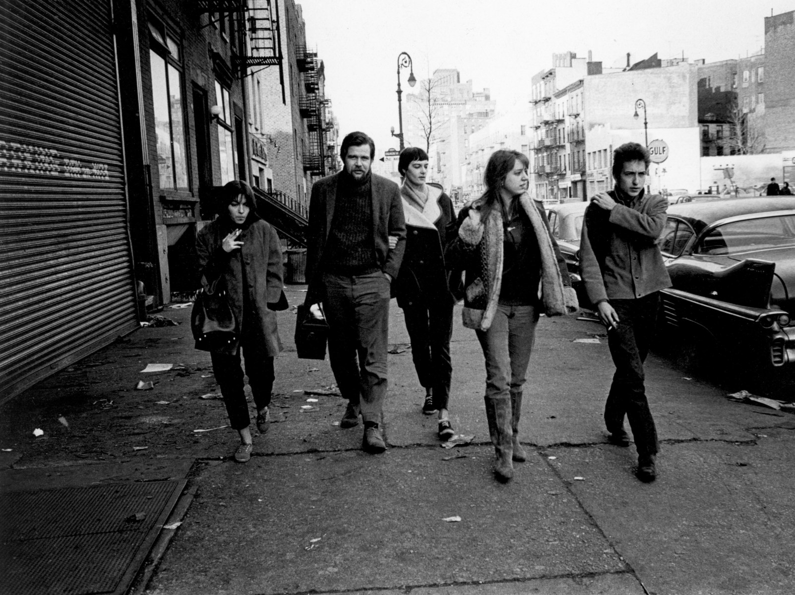 Jim Marshall- Bob Dylan, Suze Rotolo and Dave Van Ronk