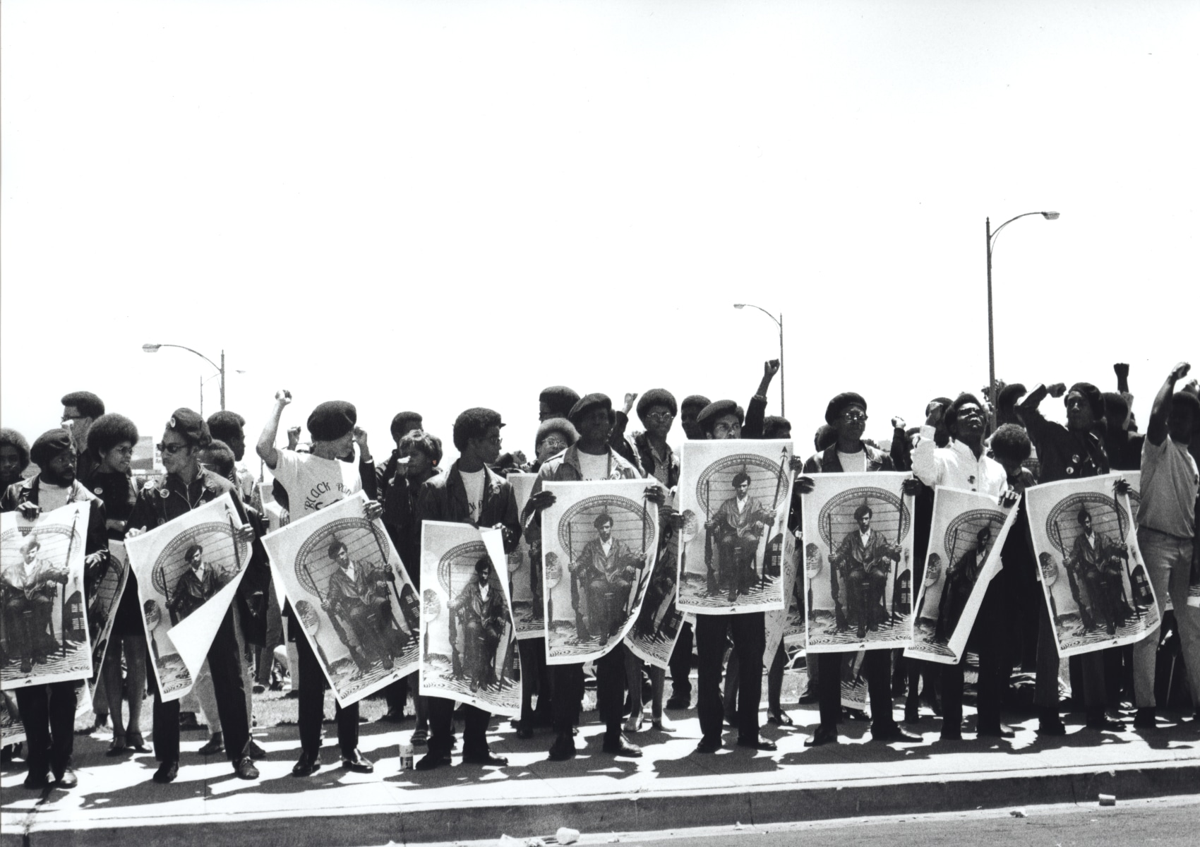 Power to the People: The Black Panthers in Photographs by Stephen Shames  and Graphics by Emory Douglas - Exhibitions - Steven Kasher Gallery