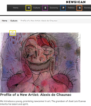 NEWSICAN,  Profile of a new Artist: Alexis de Chaunac