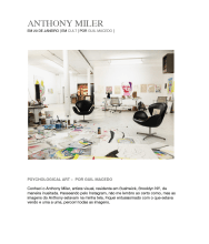 M JOURNAL Portrait: ANTHONY MILER, January 20, 2014
