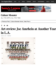 ART REVIEW: Joe Amrhein at Another Year in L.A.