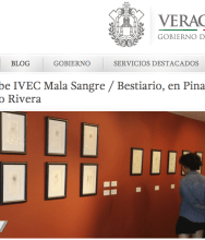 VERACRUZ Exhibe IVEC Mala Sangre / Bestiario, en Pinacoteca Diego Rivera