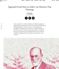 ARTSY Editorial | Sigmund Freud Stars in Andre von Morisse's Pop Paintings, by Ari Spool