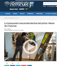 NY1 Noticias La búsqueda trascendendental del pintor Alexis de Chaunac