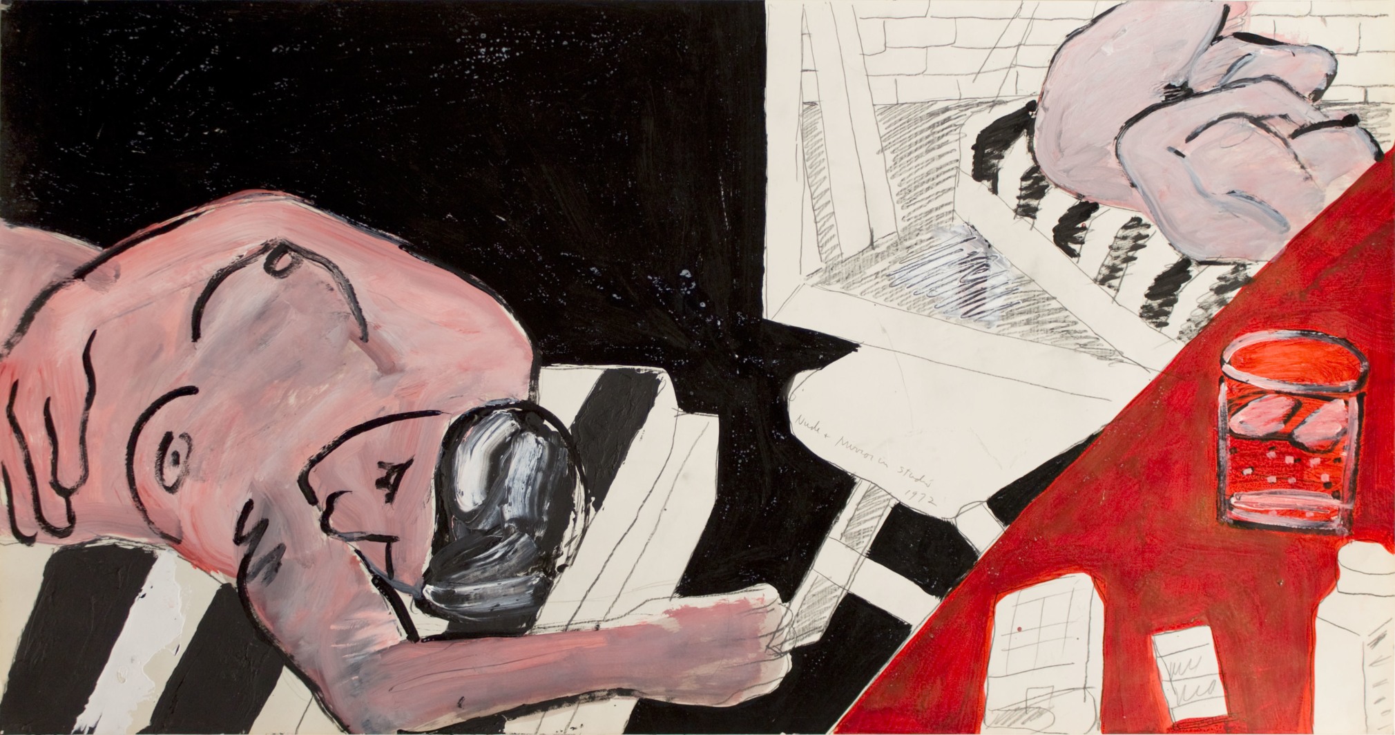 Model + Mirror in Studio