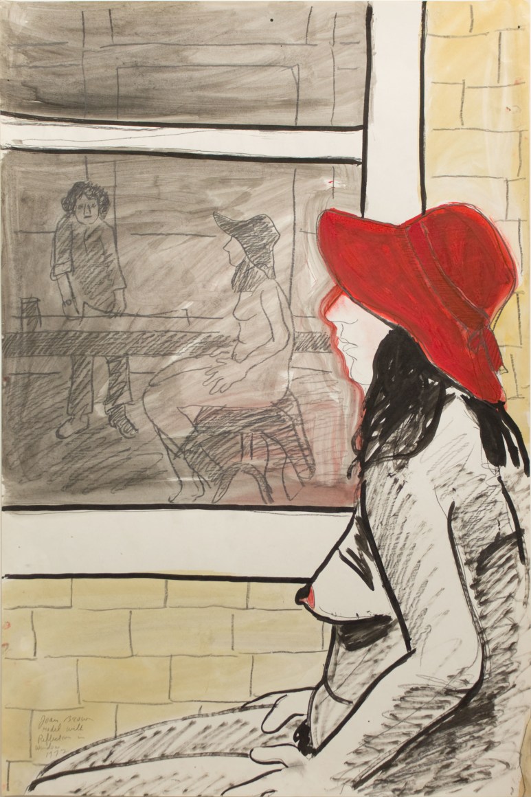 Model with Reflection in Window