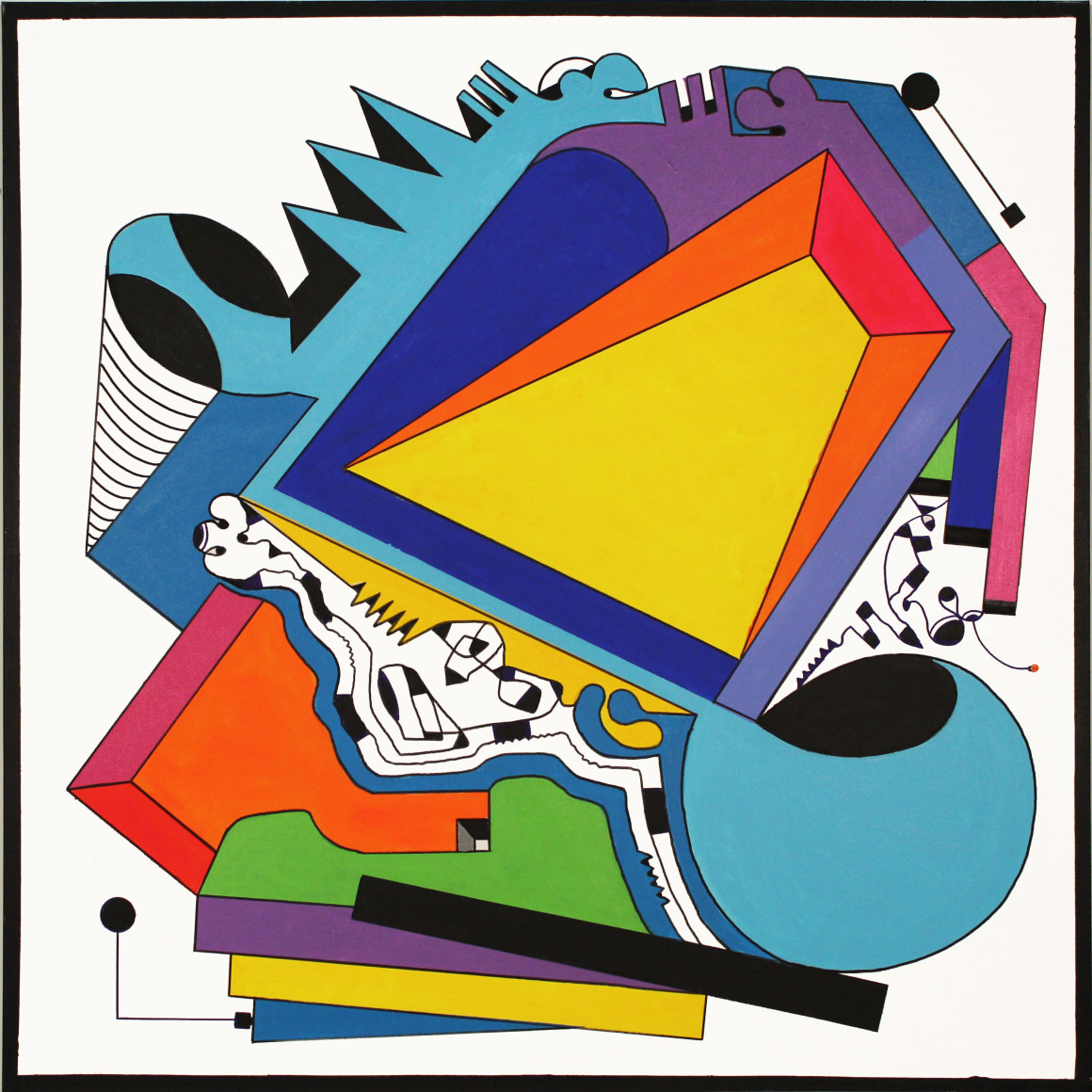 Luis Cruz Azaceta, Spatial Incongruities 033, 2019