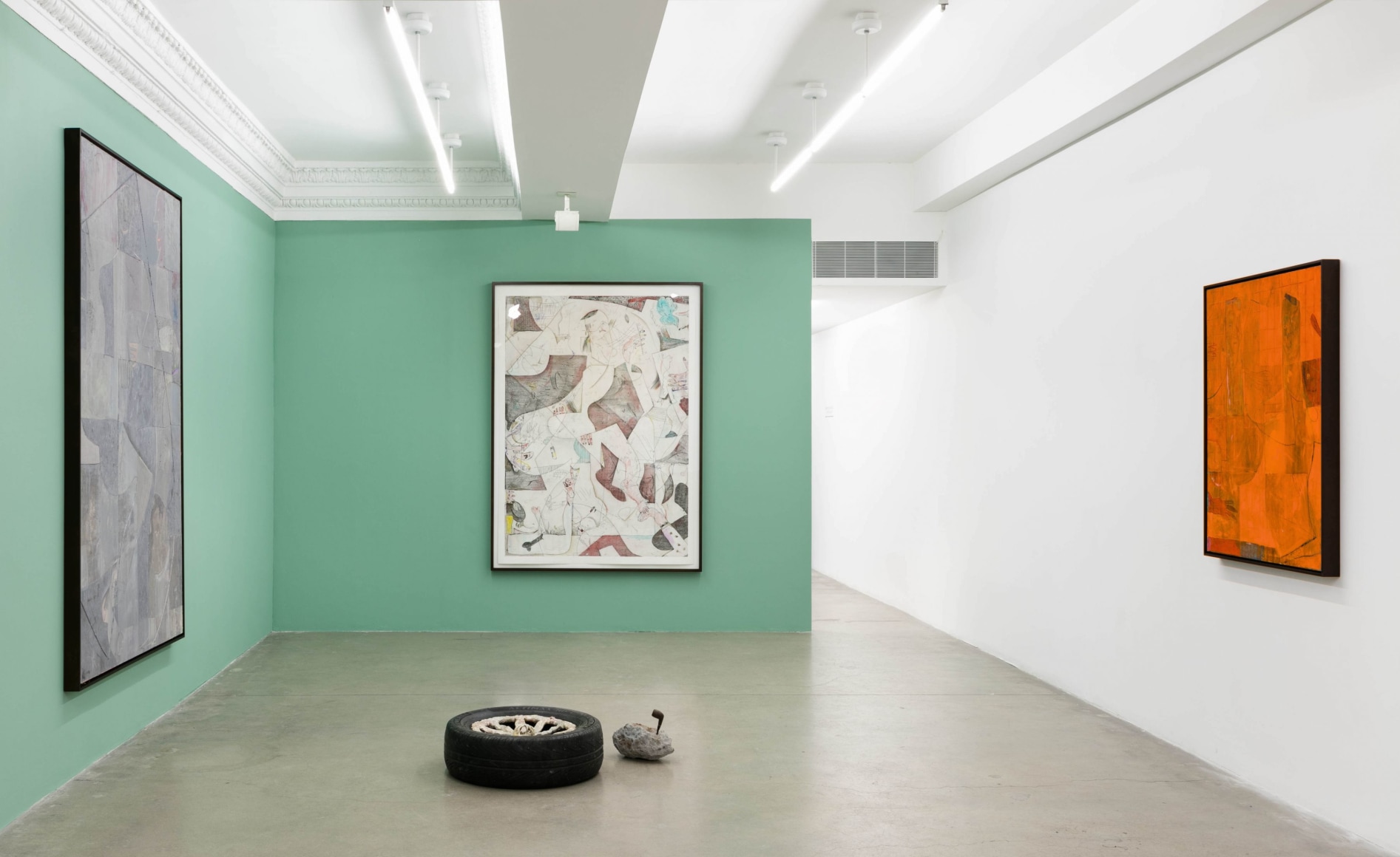 Volker Hüller Installation view