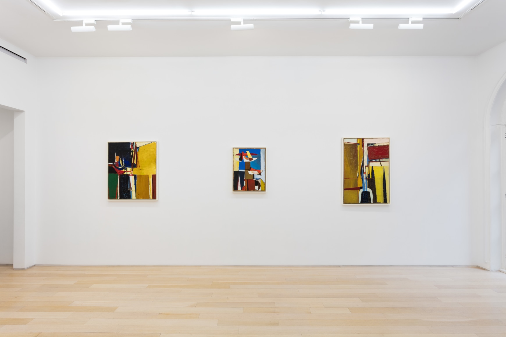 installation view of Richard diebenkorn paintings and drawings