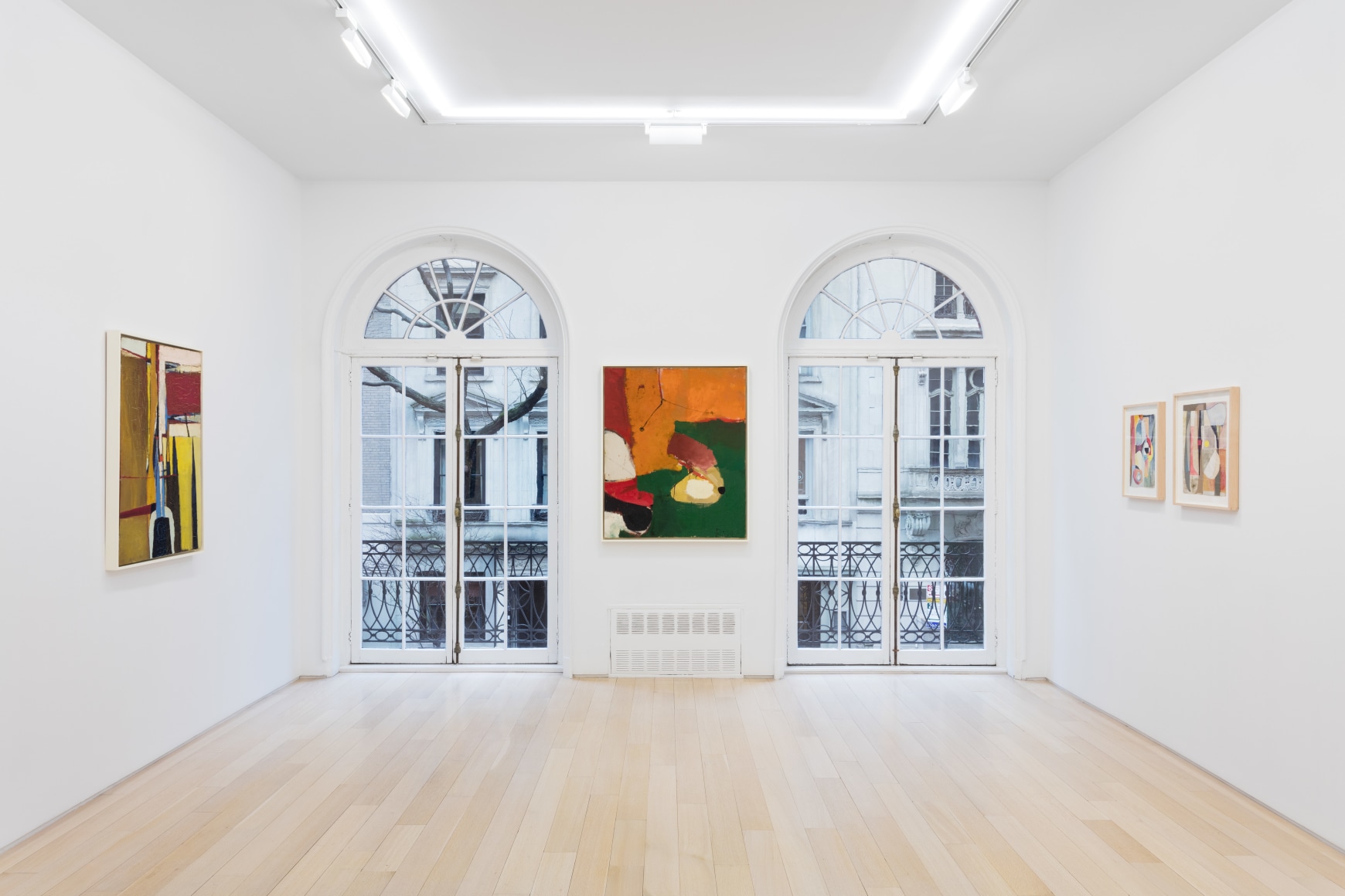 installation view of Richard diebenkorn paintings and drawings
