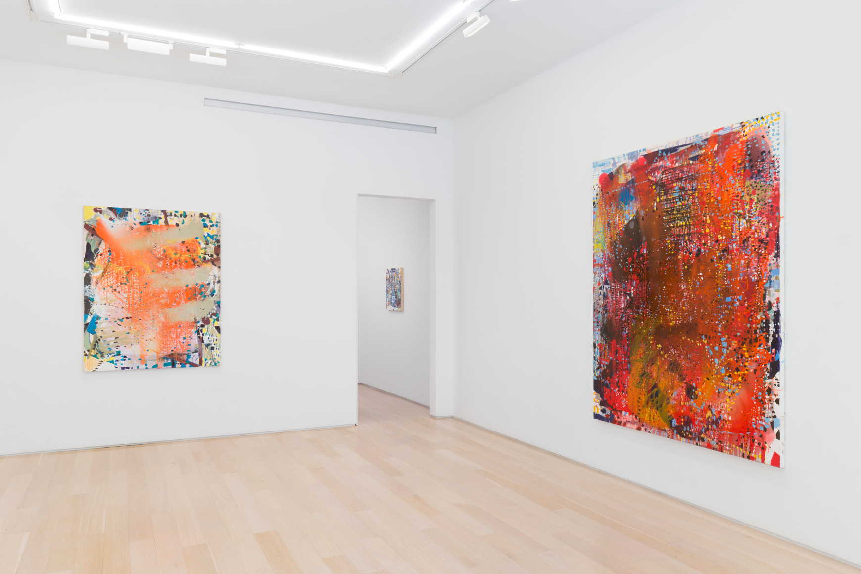 artworks on a white wall