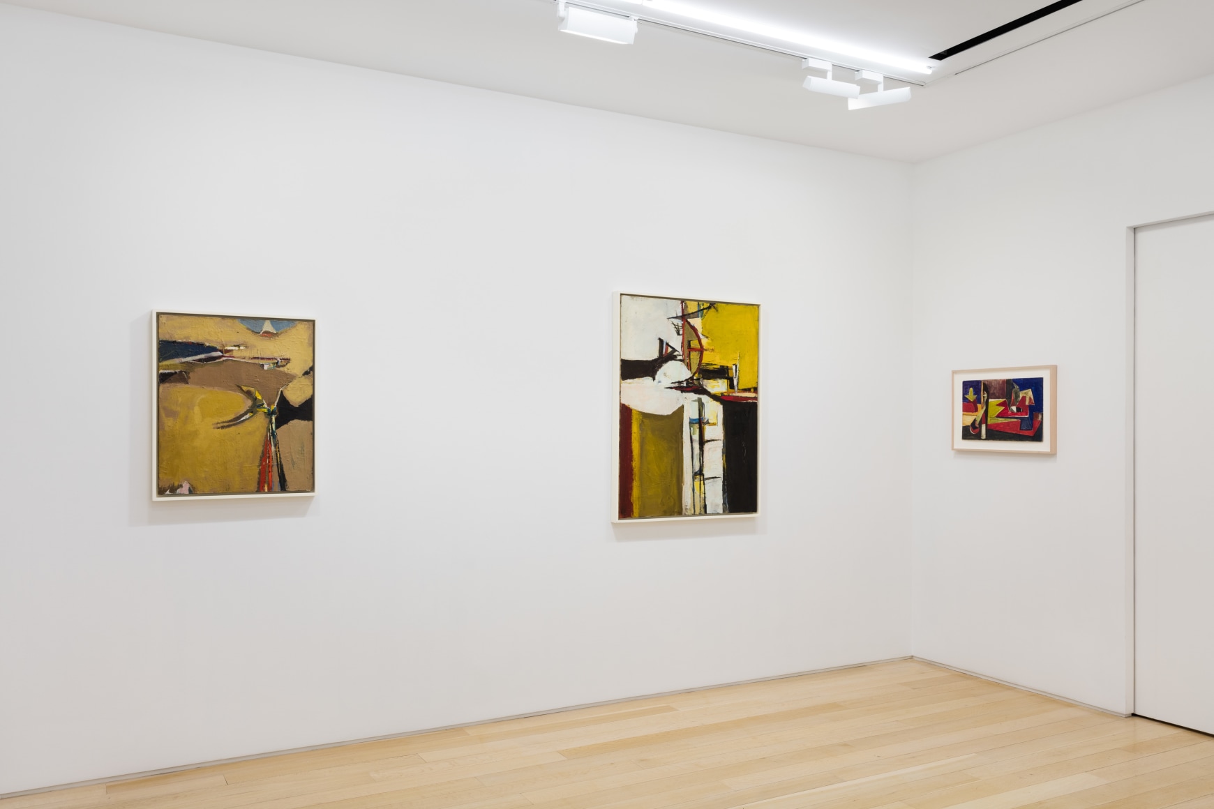 installation view of Richard diebenkorn paintings and drawings