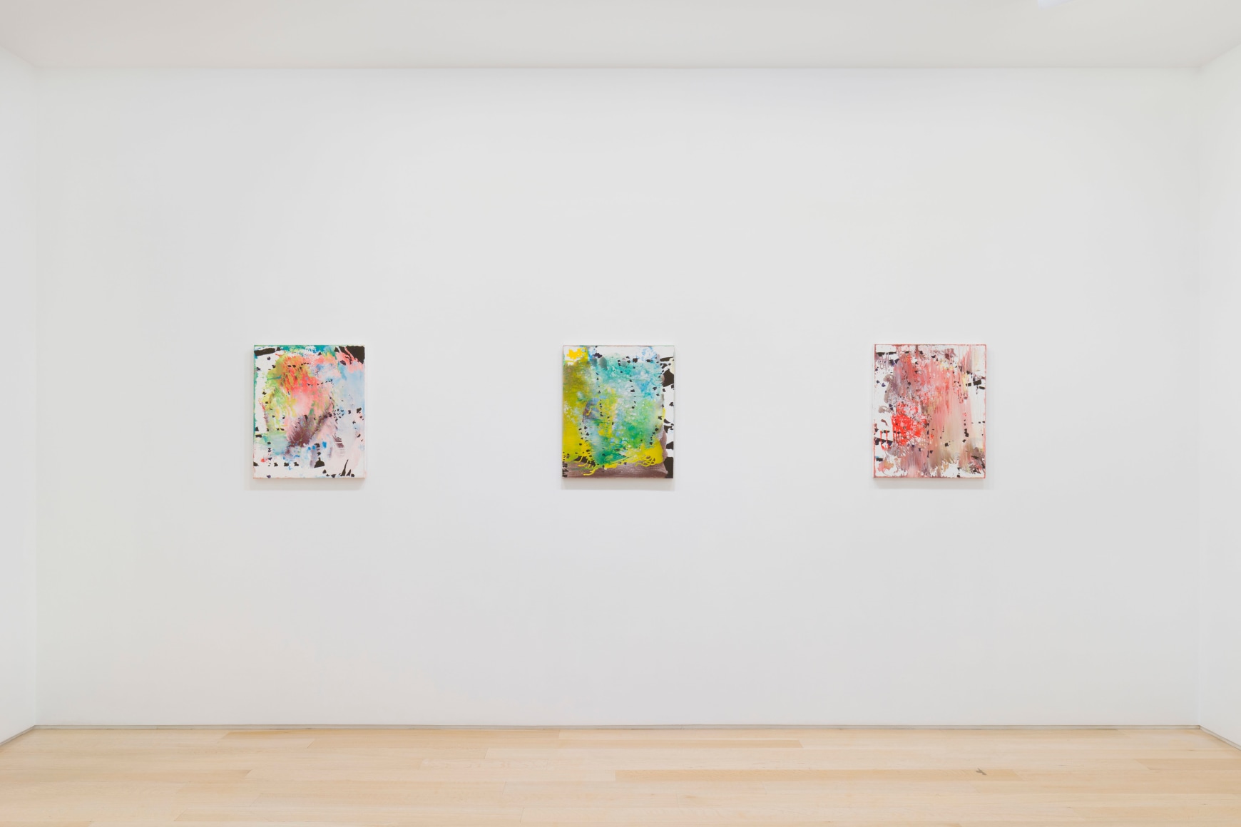 artworks on a white wall