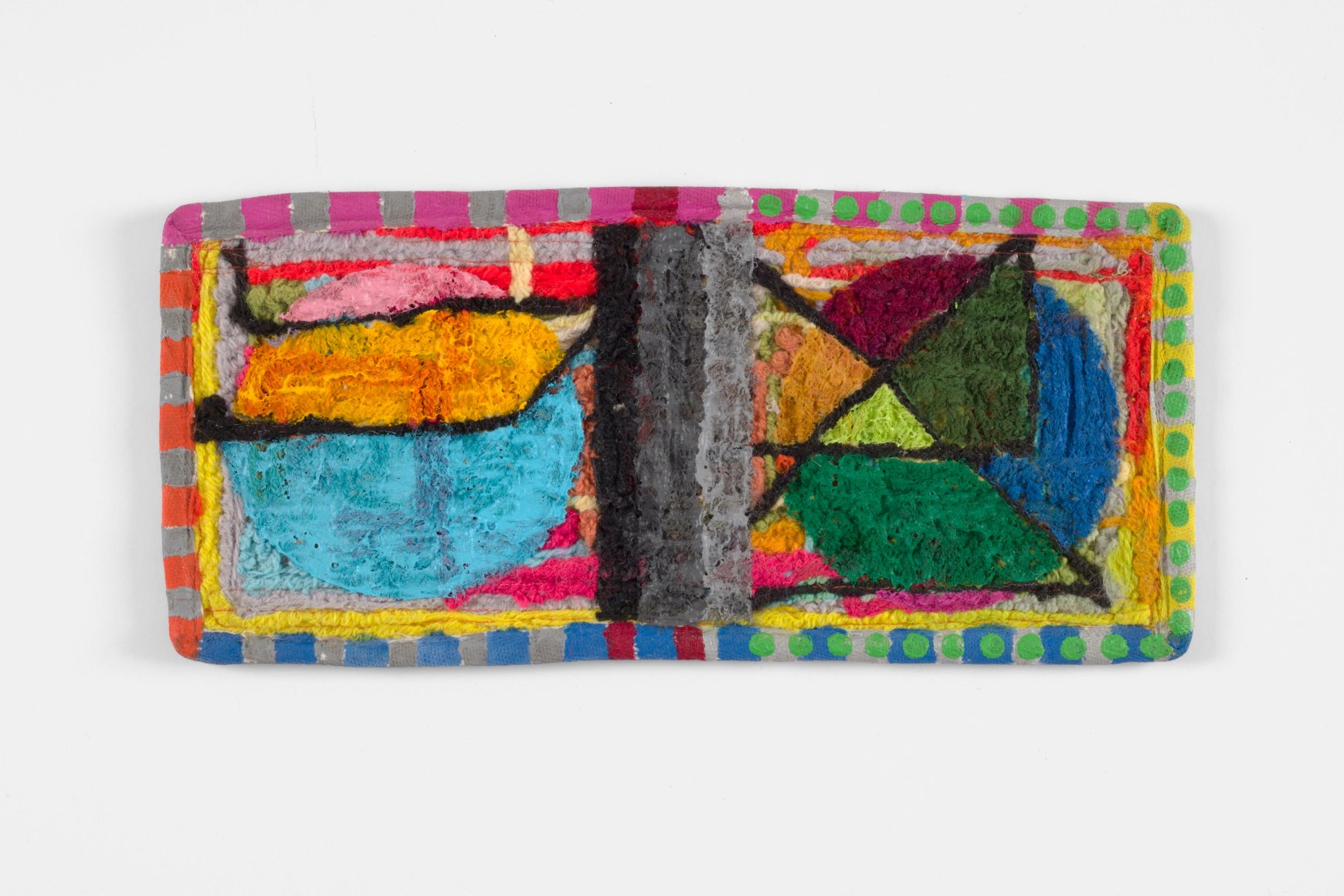 small abstract work on canvas