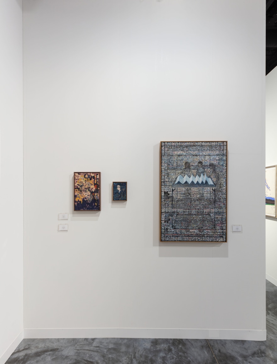 installation view of Art Basel Miami booth