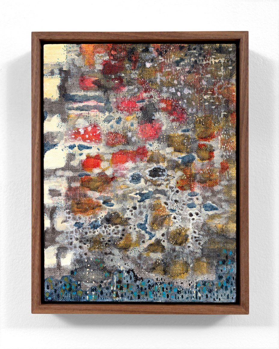 Hablan, 2018 Oil, acrylic, pencil, ink on linen