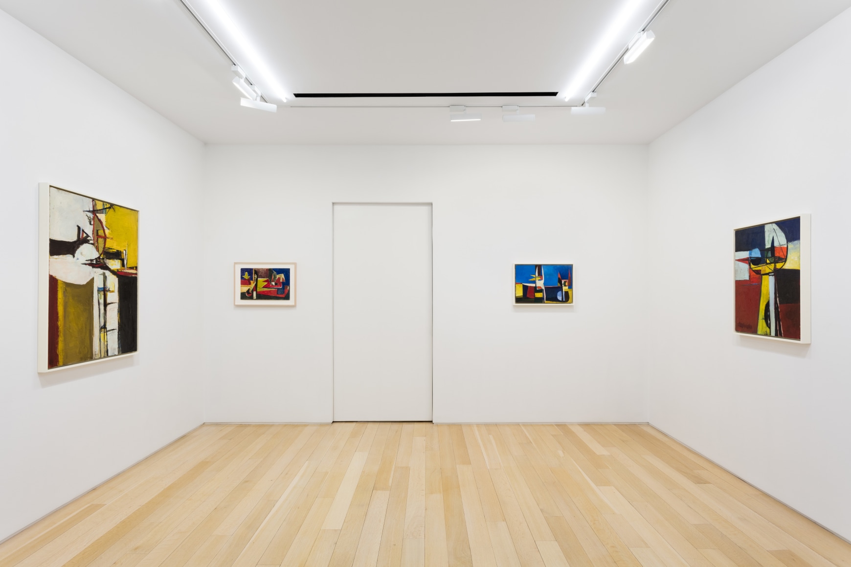 installation view of Richard diebenkorn paintings and drawings