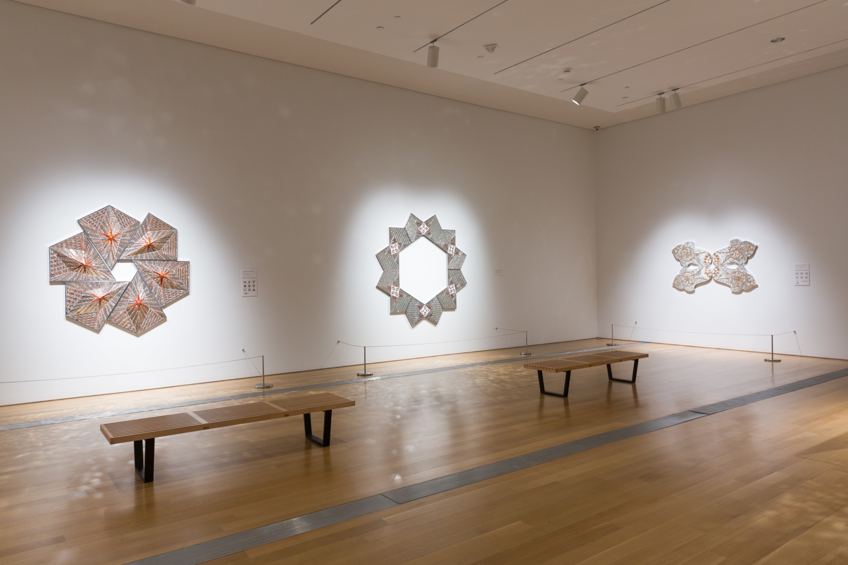 MONIR SHAHROUDY FARMANFARMAIAN, Installation view:&nbsp;Mirror Variations: The Art of Monir Shahroudy Farmanfarmaian,&nbsp;Grand Rapids Art Museum, MI,&nbsp;May 19, 2018 &ndash; October 7, 2018