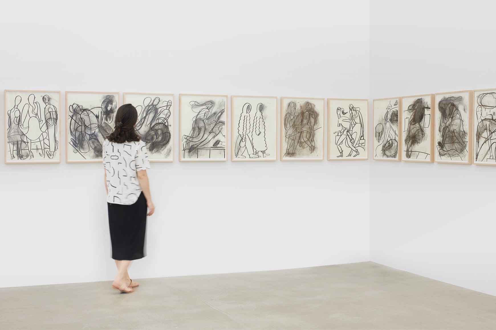 Installation view, Grace Weaver:&nbsp;STEPS,&nbsp;291 Grand St, July 15 - September 13, 2020