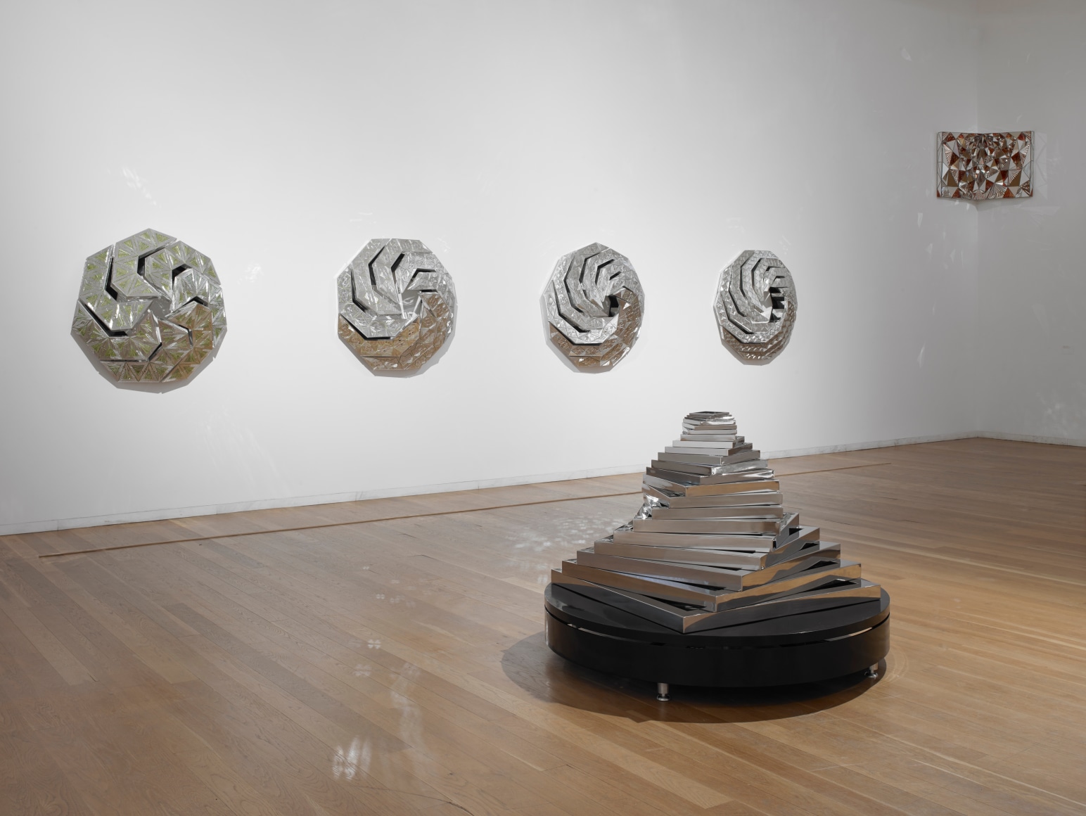 MONIR SHAHROUDY FARMANFARMAIAN, Installation view:&nbsp;Monir Shahroudy Farmanfarmaian: Infinite Possibility. Mirror Works and Drawings 1974&ndash;2014,&nbsp;Serralves Museum of Contemporary Art, Porto, Portugal,&nbsp;October 9, 2014 - January 11, 2015