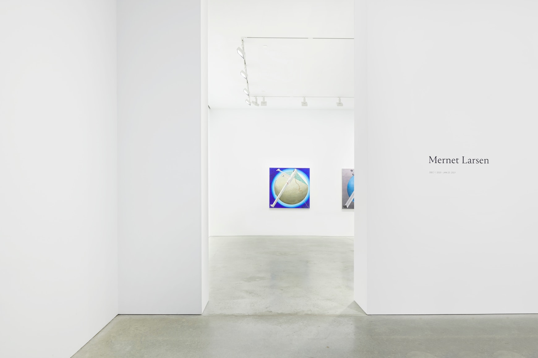 Installation view, Mernet Larsen, 48 Walker St, December 1, 2020 - January 23, 2021