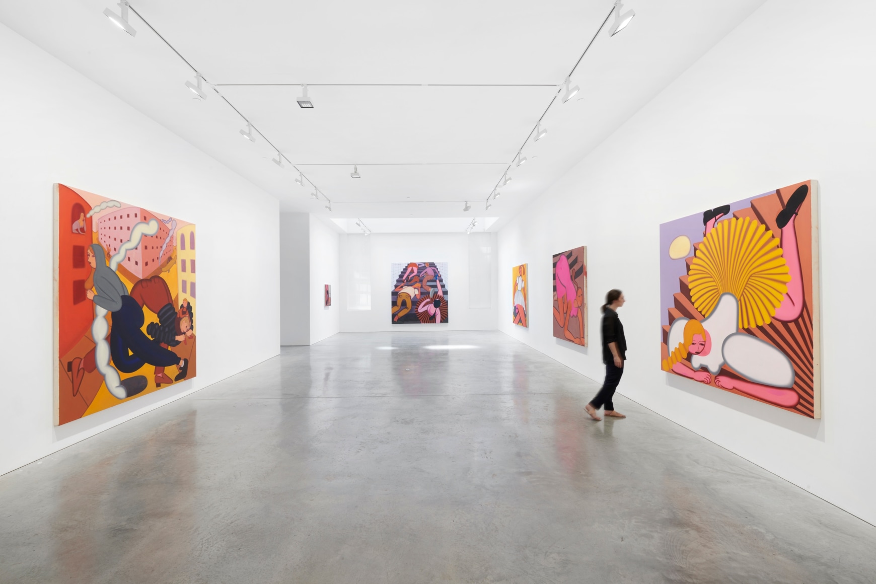 Installation view, Grace Weaver:&nbsp;STEPS,&nbsp;48 Walker St, July 15 - September 12, 2020