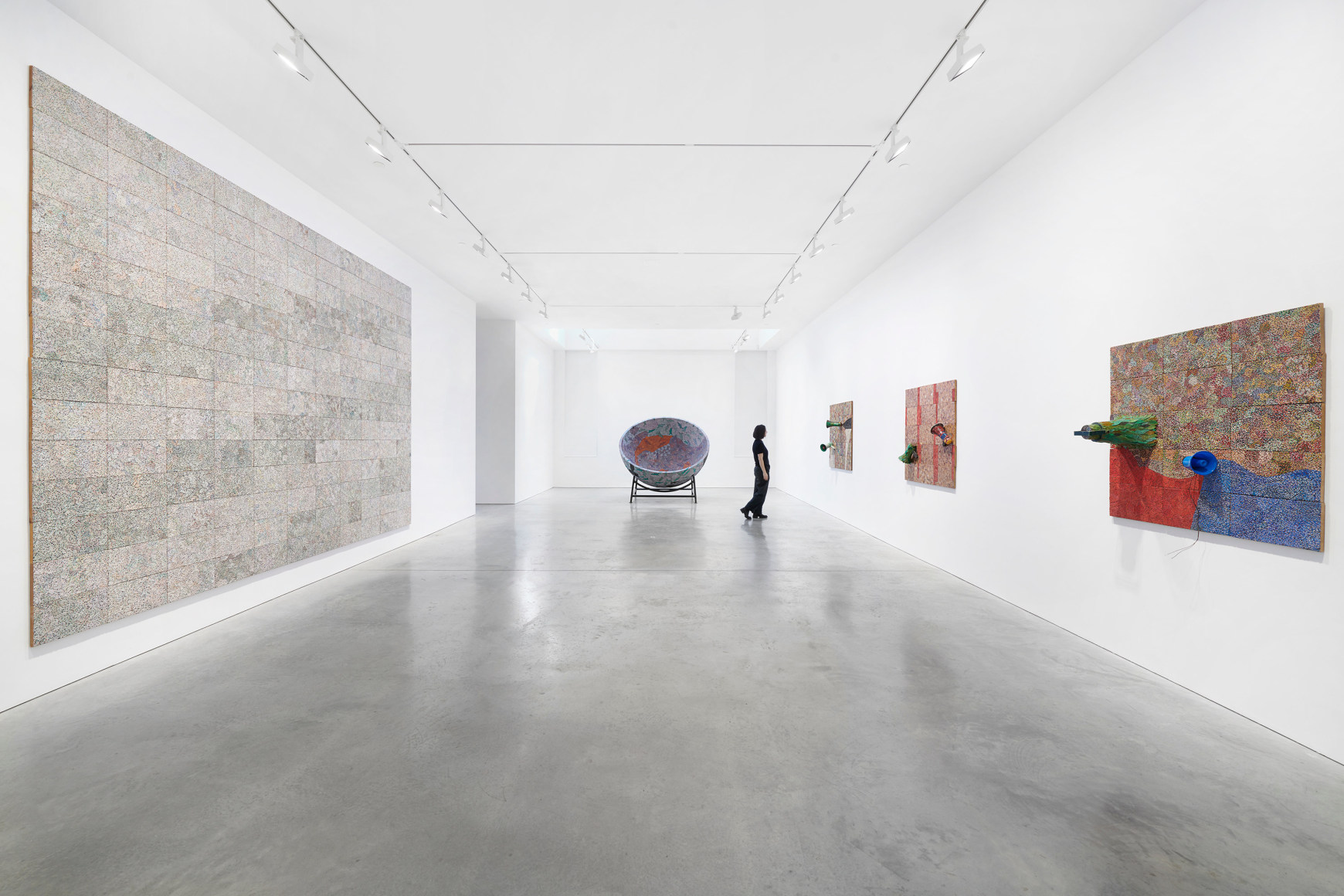 Installation views, Elias Sime,&nbsp;TIGHTROPE: ECHO!?, James Cohan, 48 Walker St, March 19 - April 24, 2021&nbsp;