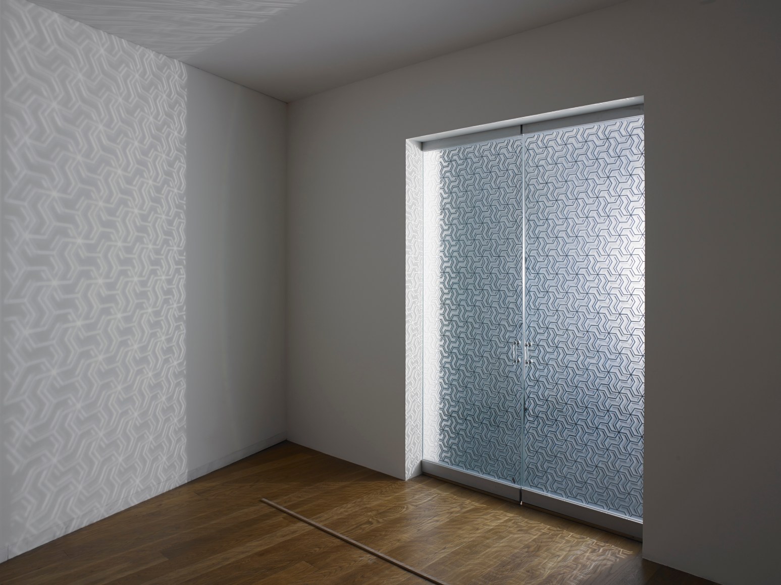 MONIR SHAHROUDY FARMANFARMAIAN, Installation view:&nbsp;Monir Shahroudy Farmanfarmaian: Infinite Possibility. Mirror Works and Drawings 1974&ndash;2014,&nbsp;Serralves Museum of Contemporary Art, Porto, Portugal,&nbsp;October 9, 2014 - January 11, 2015