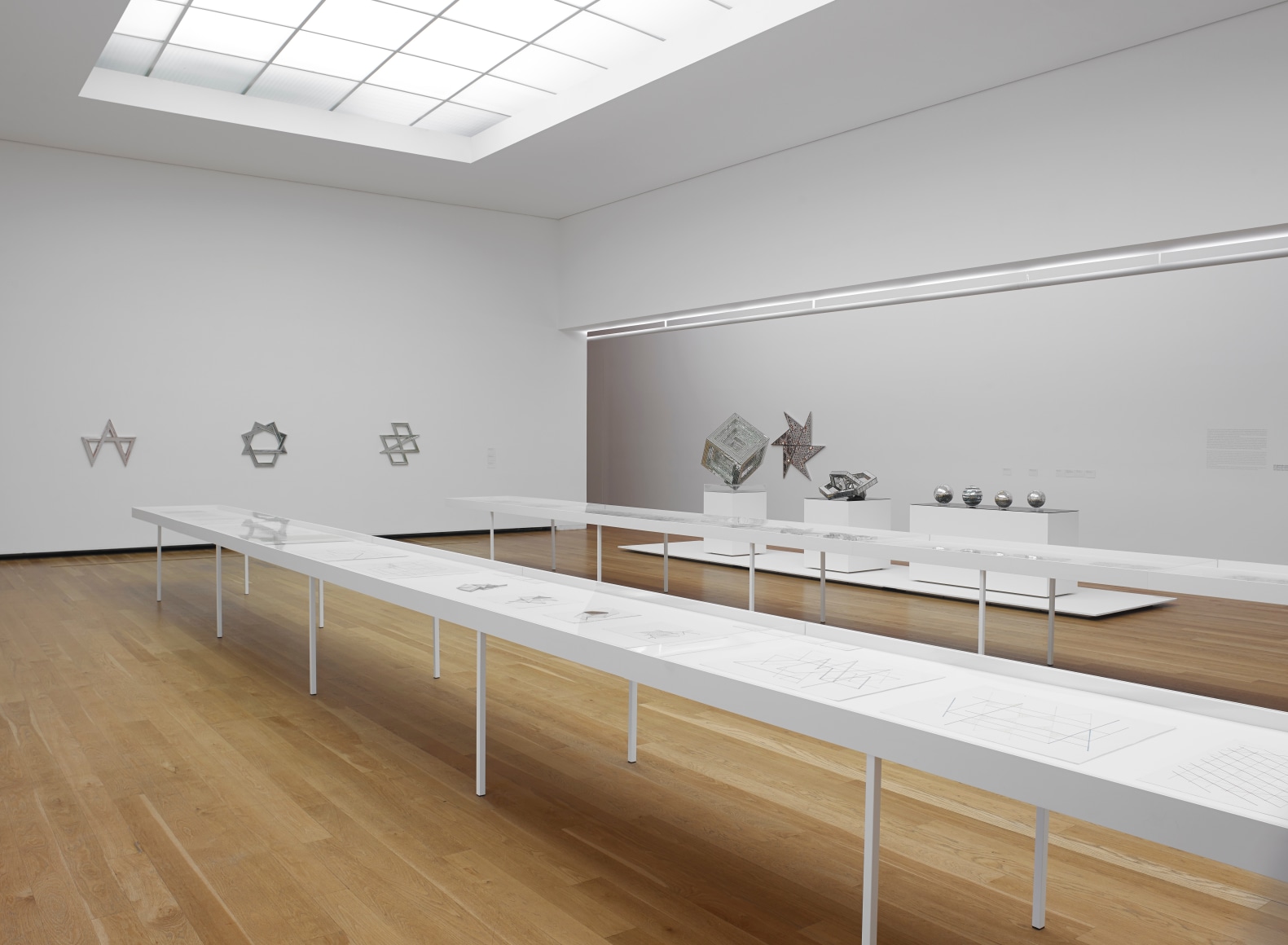MONIR SHAHROUDY FARMANFARMAIAN, Installation view:&nbsp;Monir Shahroudy Farmanfarmaian: Infinite Possibility. Mirror Works and Drawings 1974&ndash;2014,&nbsp;Serralves Museum of Contemporary Art, Porto, Portugal,&nbsp;October 9, 2014 - January 11, 2015