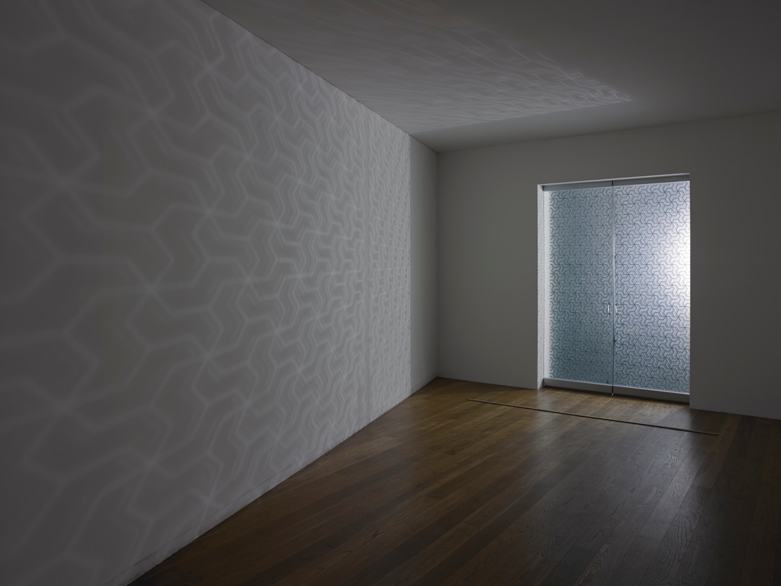 MONIR SHAHROUDY FARMANFARMAIAN, Installation view:&nbsp;Monir Shahroudy Farmanfarmaian: Infinite Possibility. Mirror Works and Drawings 1974&ndash;2014,&nbsp;Serralves Museum of Contemporary Art, Porto, Portugal,&nbsp;October 9, 2014 - January 11, 2015