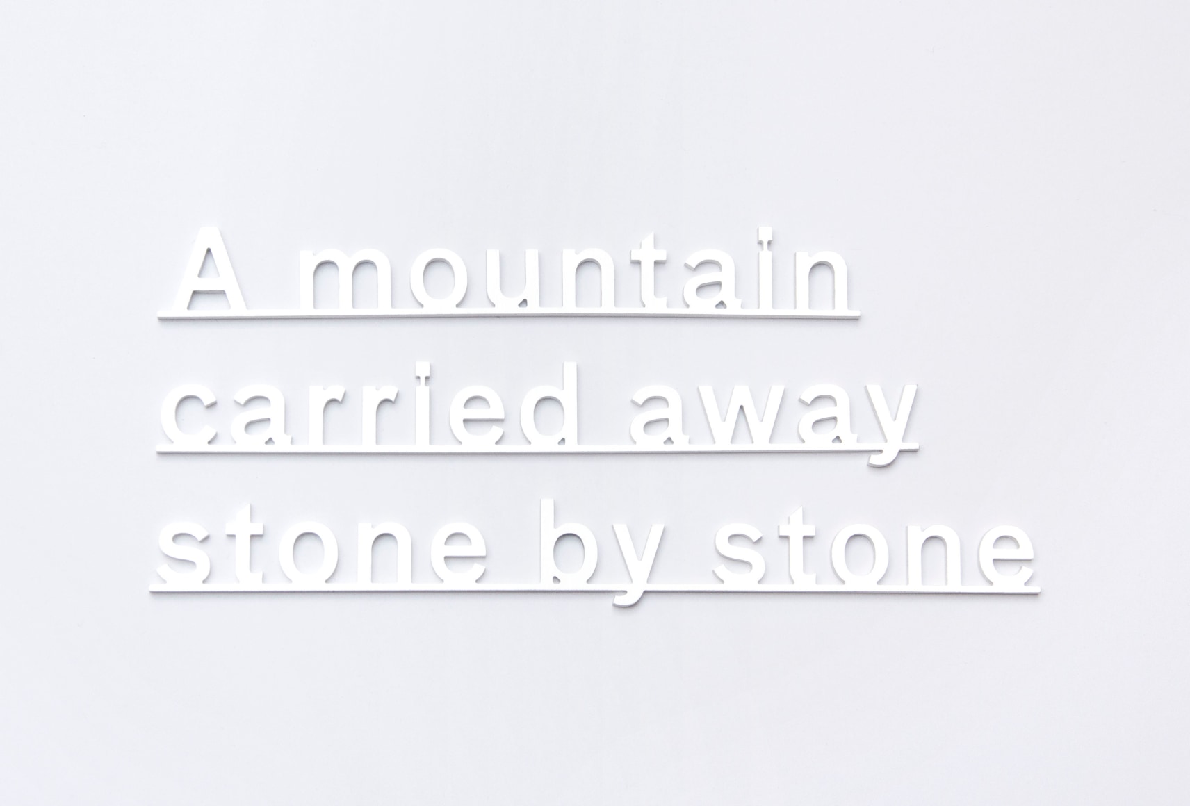KATIE PATERSON Ideas (A mountain carried away