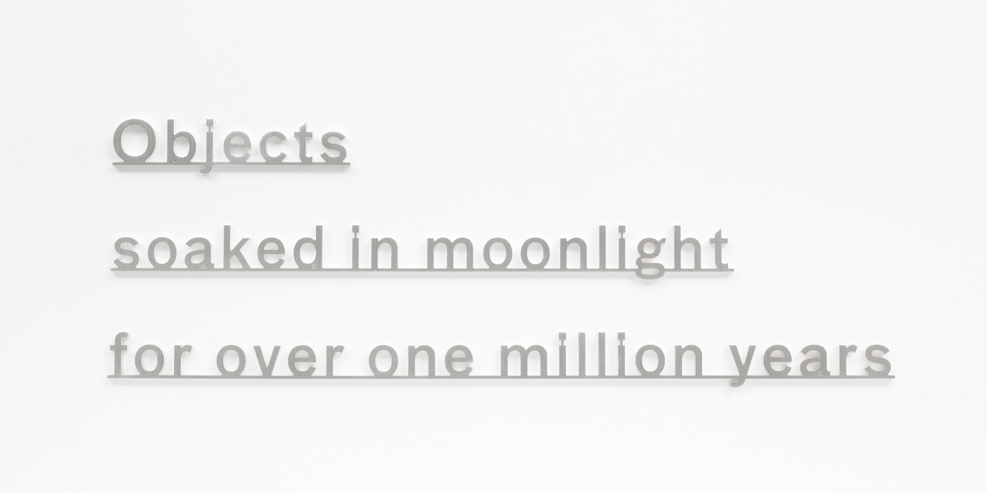 KATIE PATERSON Ideas (Objects soaked in moonlight for over one