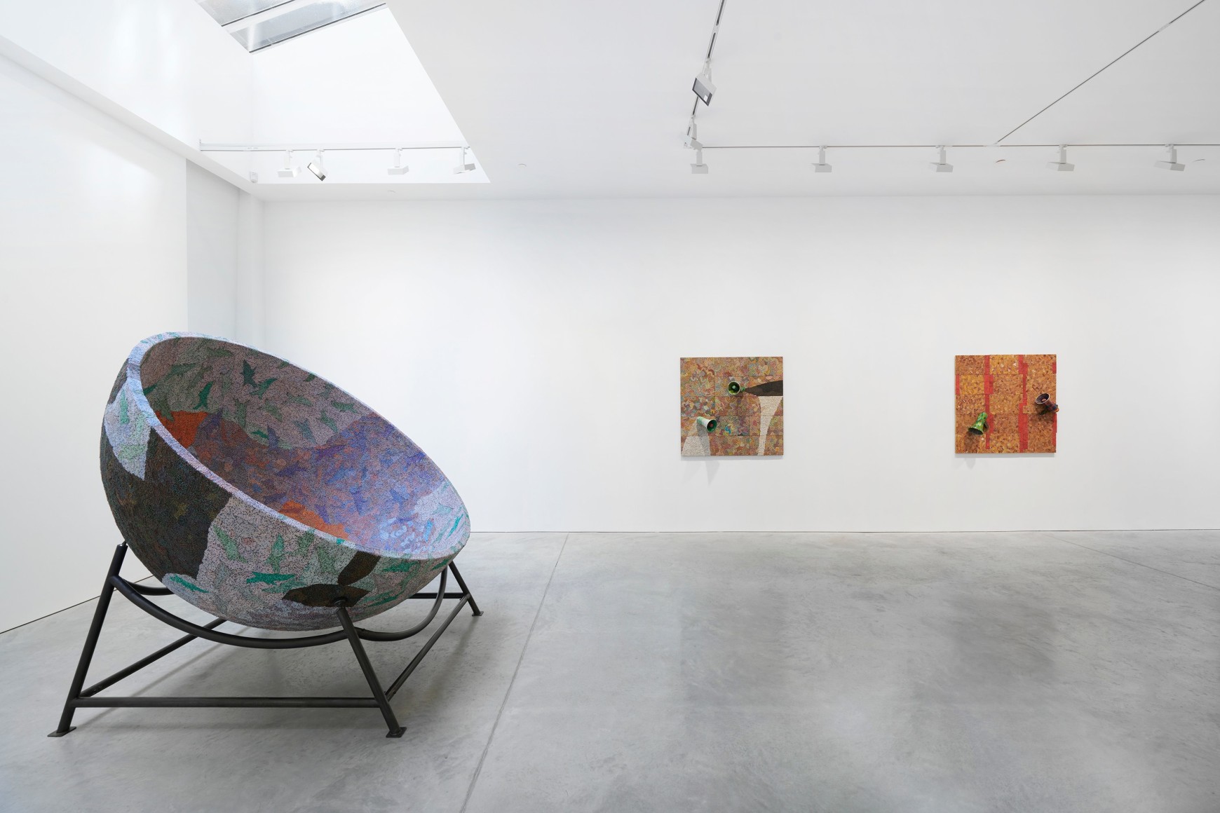 Installation views, Elias Sime,&nbsp;TIGHTROPE: ECHO!?, James Cohan, 48 Walker St, March 19 - April 24, 2021&nbsp;