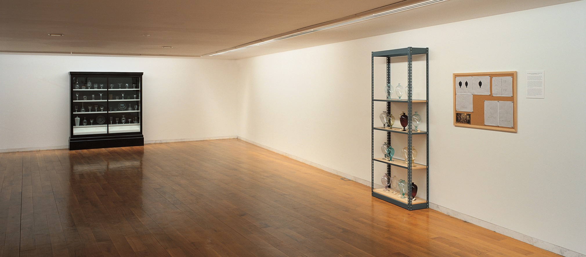 Installation view, Josiah McElheny,&nbsp;Centro Galego de Arte Contempor&aacute;nea, Santiago de Compostela, Spain, 2002