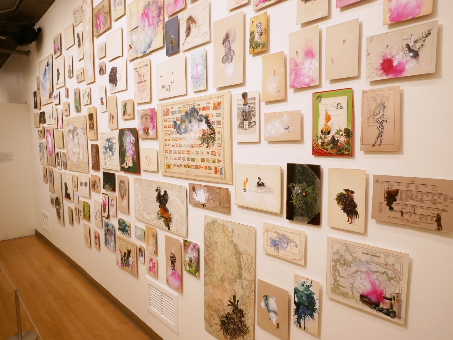 FIRELEI BÁEZ, Installation view: Immersion into Compounded Time and the Paintings of Firelei Báez, Mennello Museum of American Art, June 7 – September 1, 2019