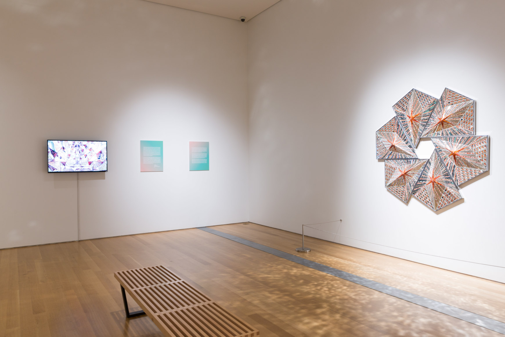 MONIR SHAHROUDY FARMANFARMAIAN, Installation view:&nbsp;Mirror Variations: The Art of Monir Shahroudy Farmanfarmaian,&nbsp;Grand Rapids Art Museum, MI,&nbsp;May 19, 2018 &ndash; October 7, 2018