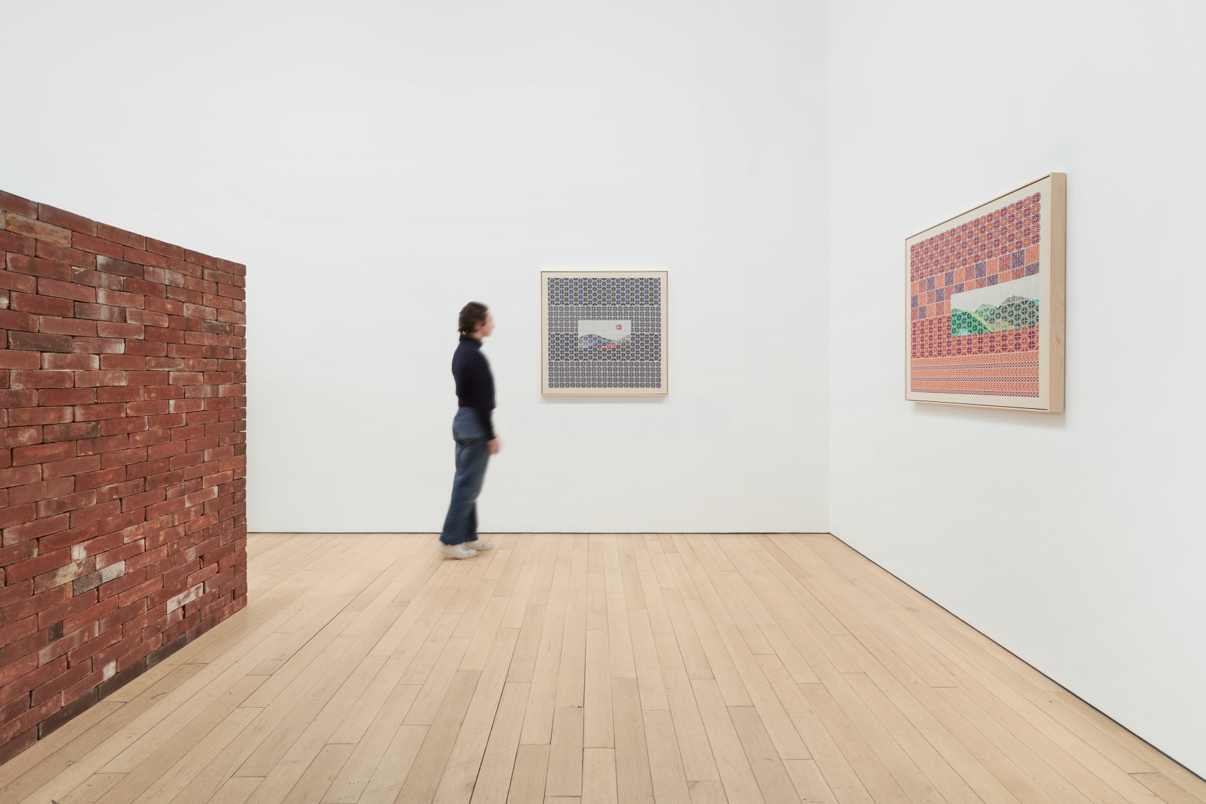 Installation view, Borders at James Cohan Chelsea, January 2019