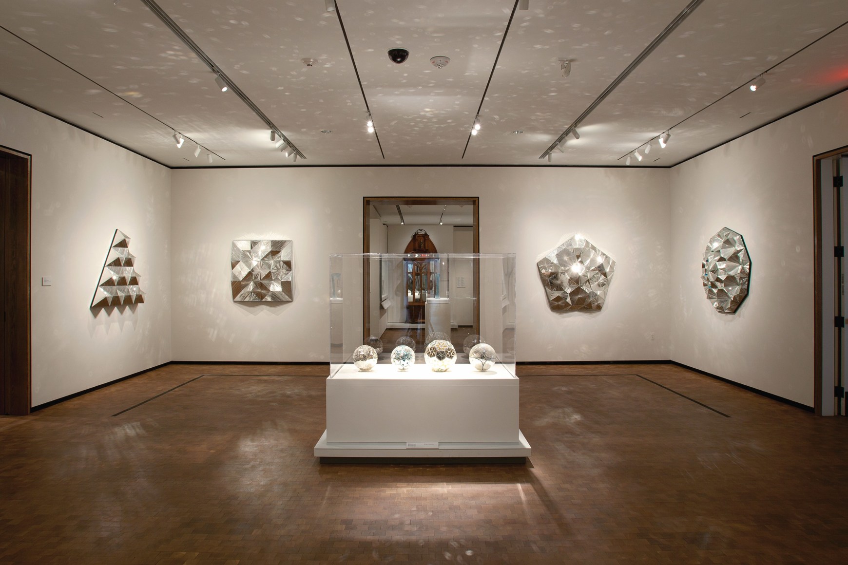 MONIR SHAHROUDY FARMANFARMAIAN, Installation view:&nbsp;Monir Shahroudy Farmanfarmaian: Infinite Possibility. Mirror Works and Drawings, 1974-2014, Chrysler Museum of Art, Norfolk, VA, March 16 - July 30, 2017